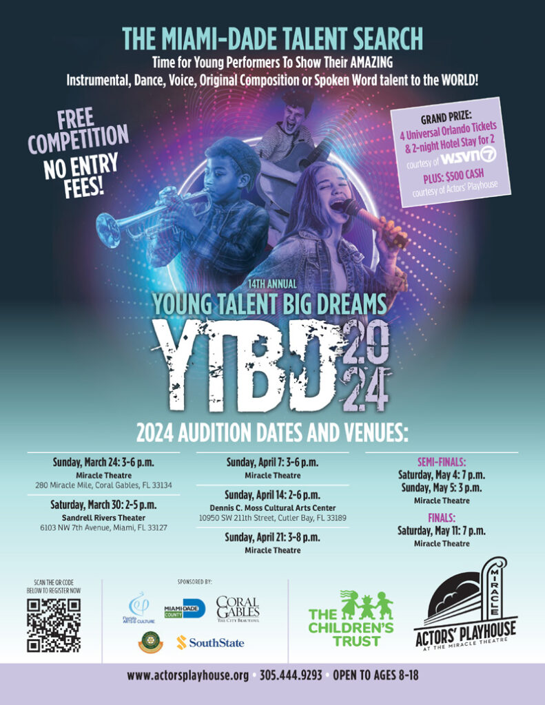 Young Talent Big Dreams Competition 2024 Actors Playhouse At The   2024 YTBD Landing PageV2 791x1024 